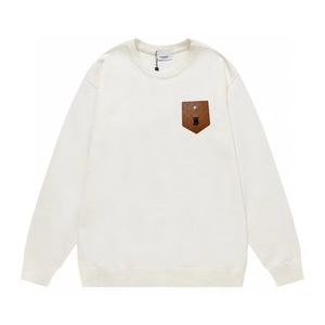 Burberry Round Neck Wool Sweater - Timeless Elegance